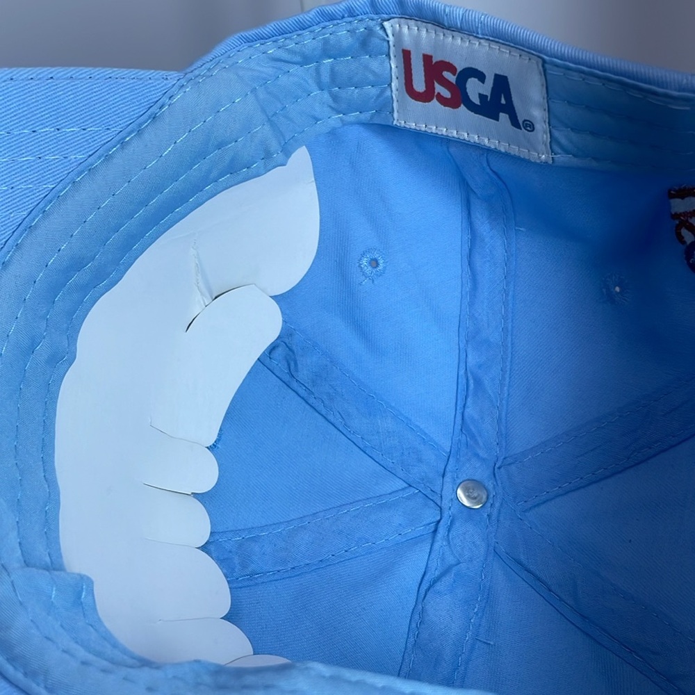 NWOT USGA MEMBER U.S. Open 2019 Pebble Beach Baseball Cap Hat Adjustable Blue - Picture 6 of 7